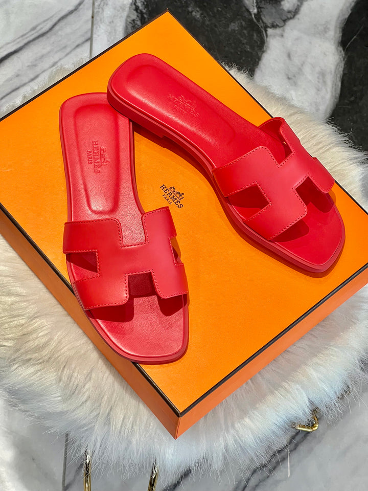 HERMÈS  Epsom Oran Sandals Slides