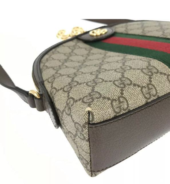 GUCCI OPHIDIA GG SUPREME SHERRY LINE CROSSBODY BAG – Caroline's
