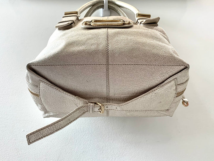 JIMMY CHOO GOLD SHIMMER BAG