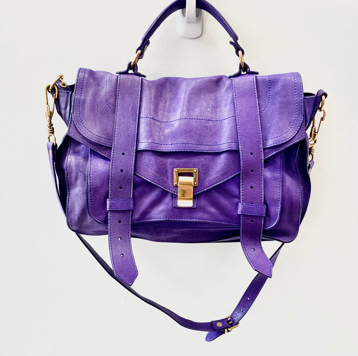 PROENZA SCHOULER PS1 PURPLE RAIN SATCHEL