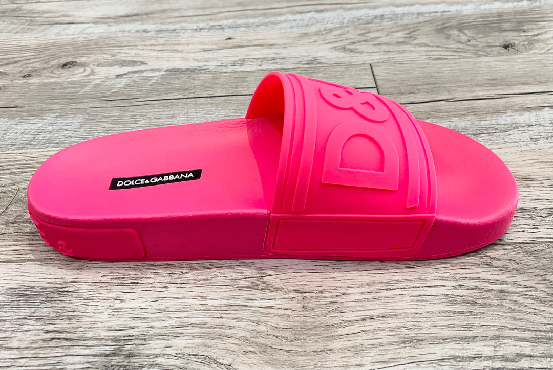 DOLCE &amp; GABBANA RUBBER SLIDES