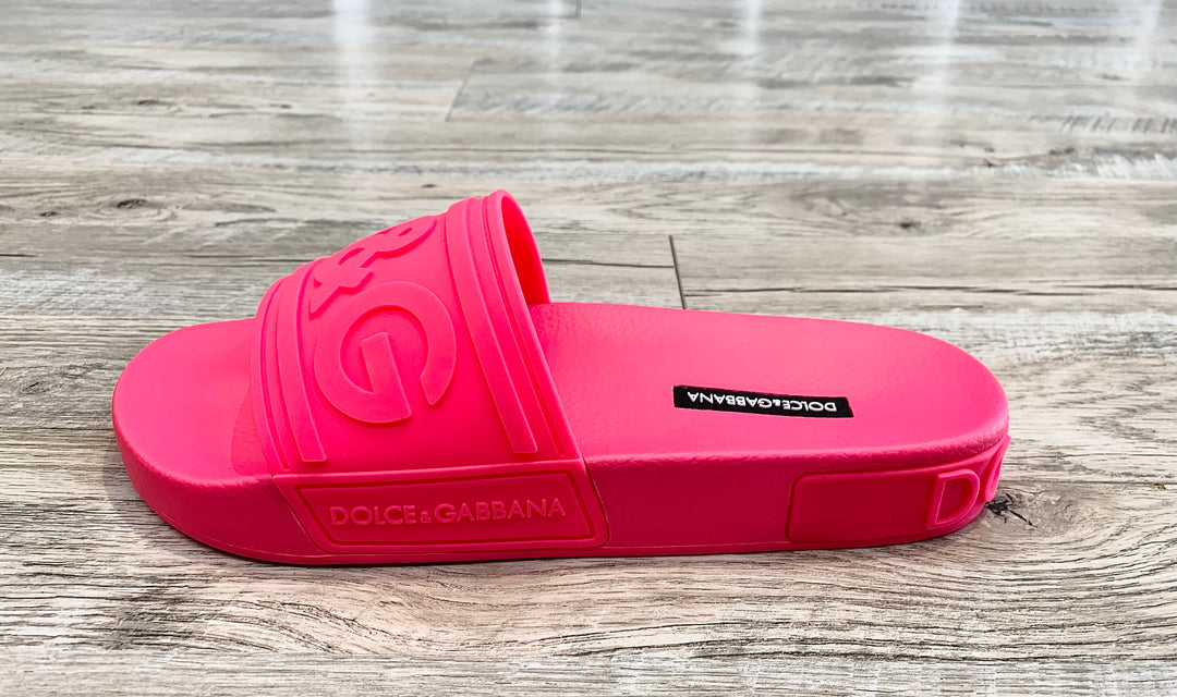 DOLCE &amp; GABBANA RUBBER SLIDES