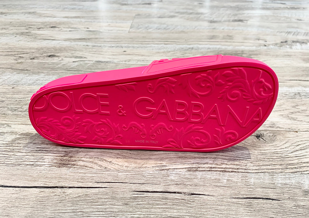DOLCE &amp; GABBANA RUBBER SLIDES