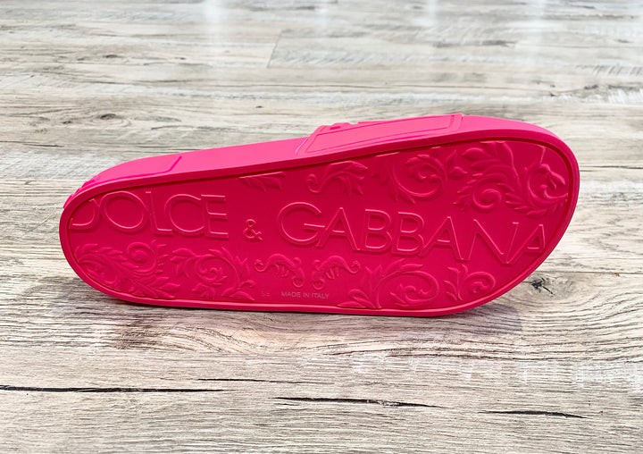 DOLCE &amp; GABBANA RUBBER SLIDES