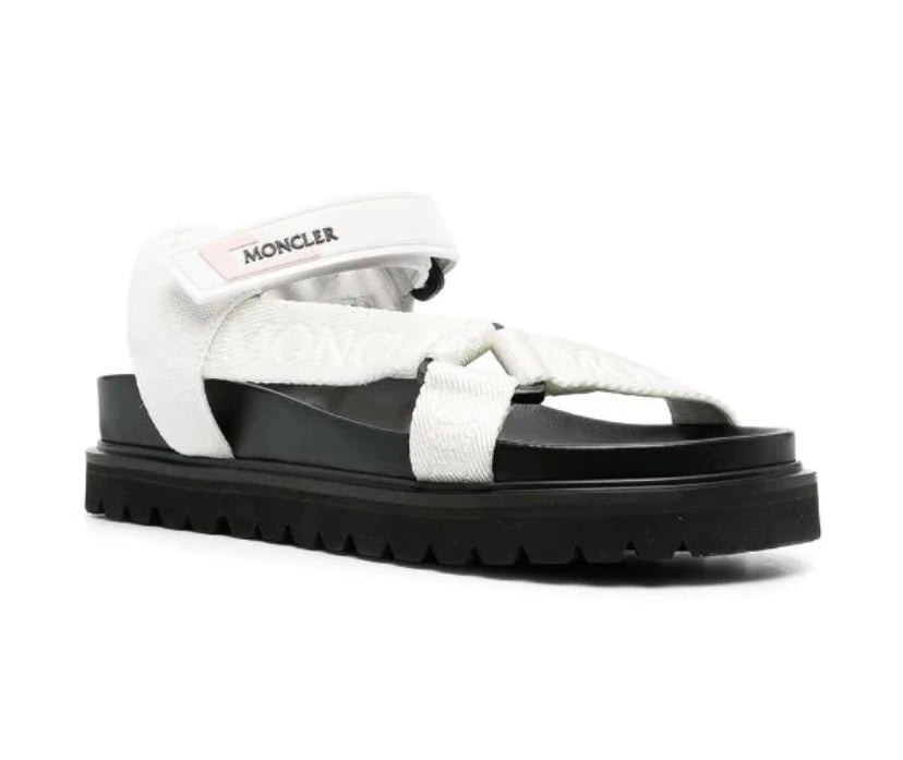 MONCLER TOUCH-STRAP SANDALS
