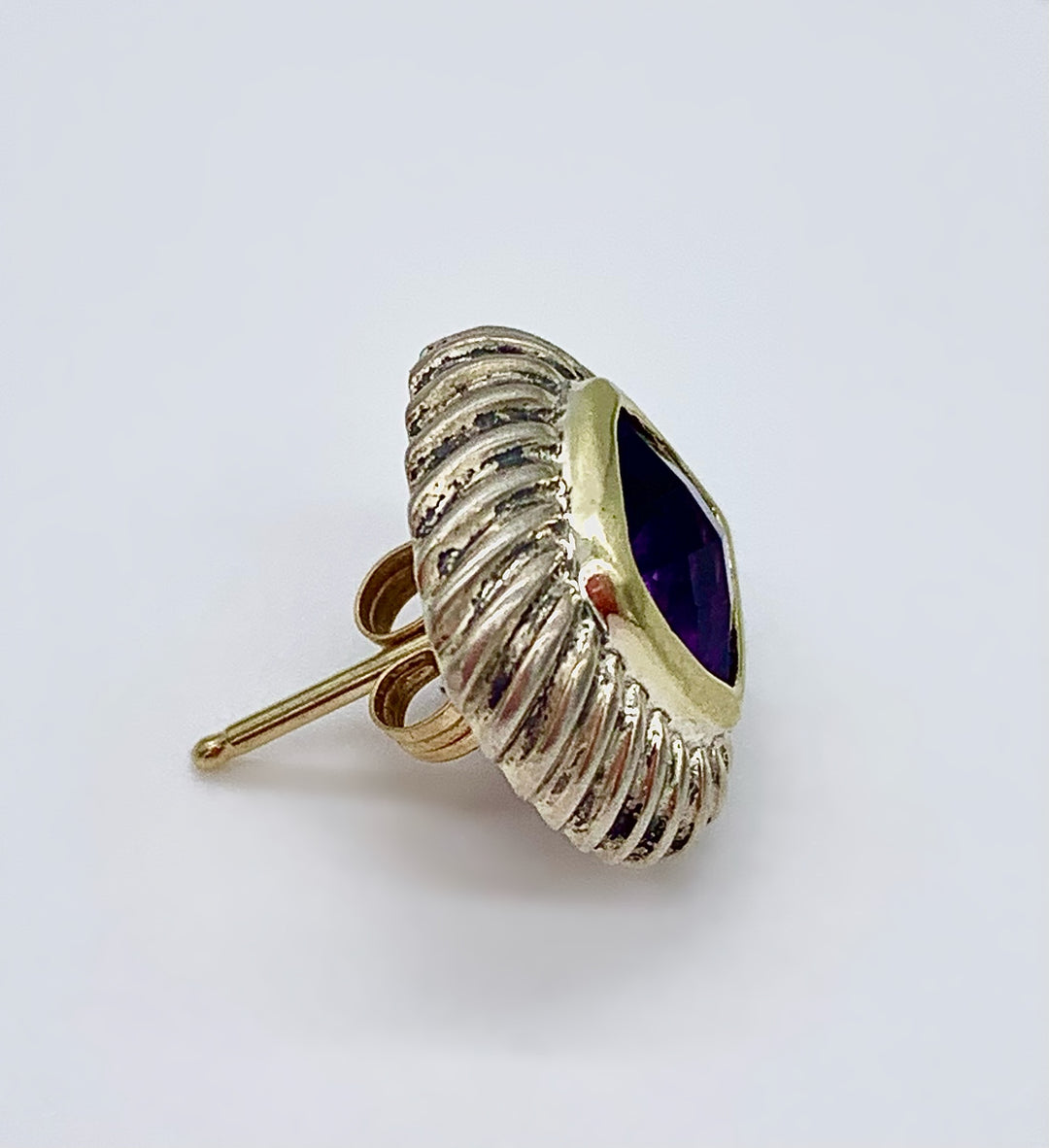 DAVID YURMAN AMETHYST ALBION EARRINGS