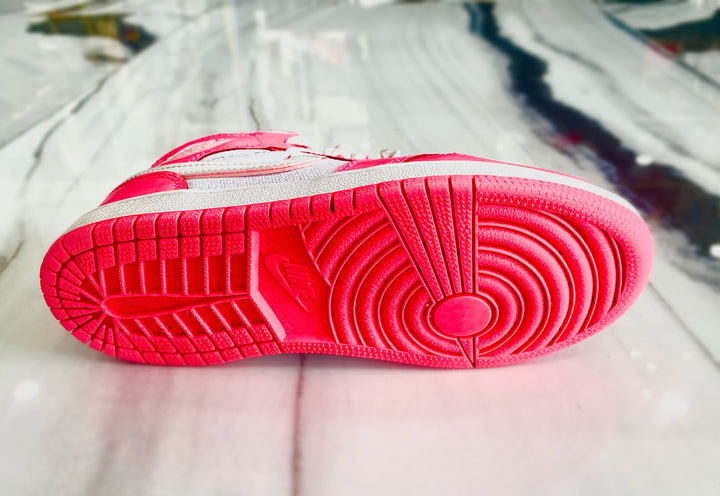NIKE AIR JORDAN 1 MID PINK KIDS SNEAKERS