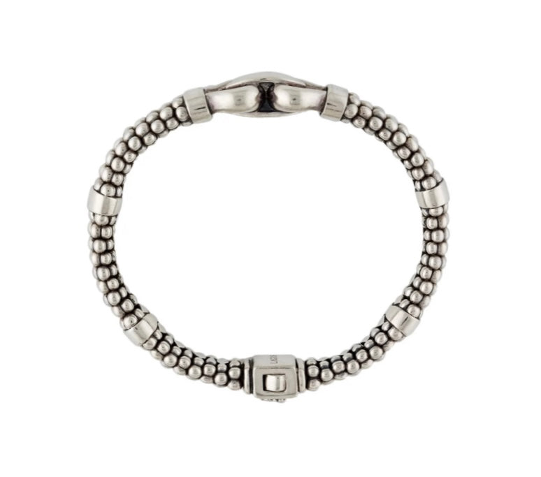 LAGOS CAVIAR DERBY BUCKLE BRACELET
