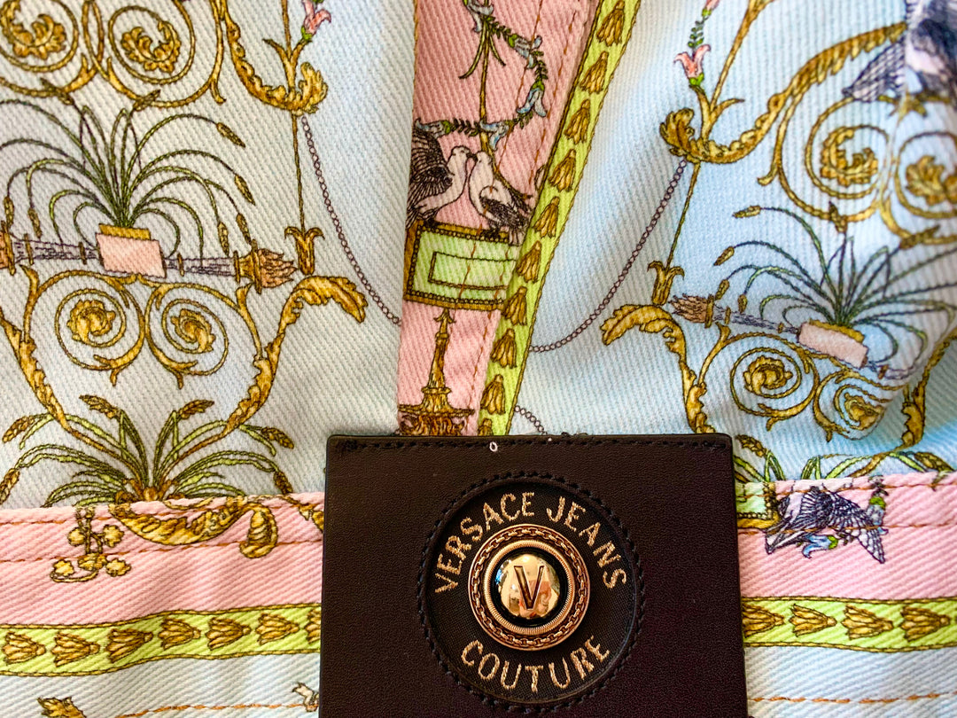 VERSACE JEANS COUTURE TUILERIES PRINT JACKET