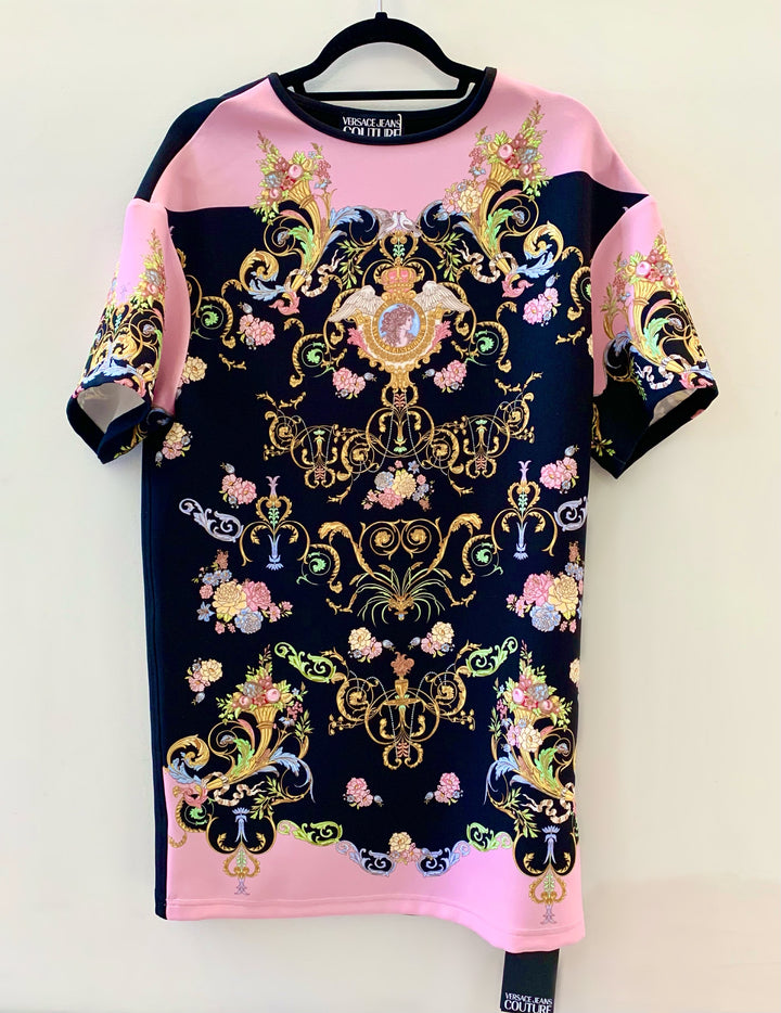 VERSACE JEANS COUTURE PRINTED DRESS