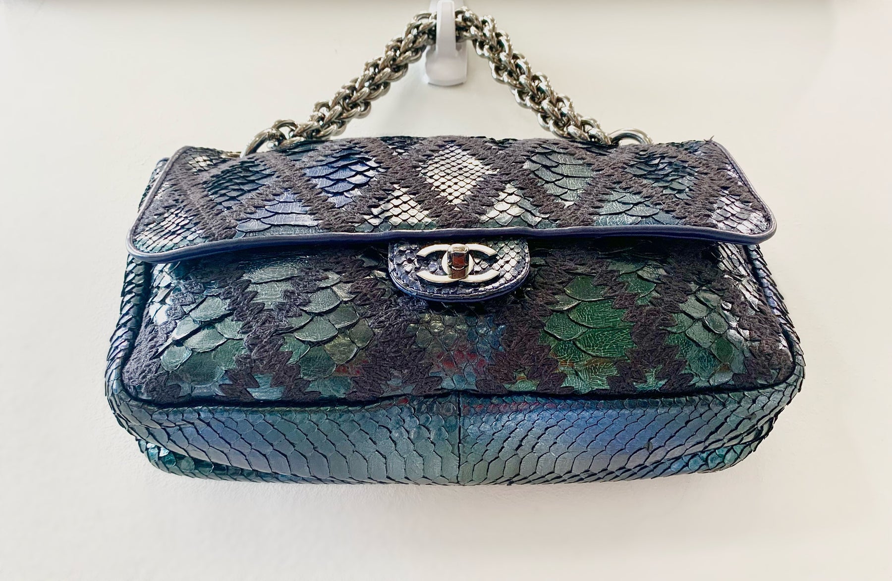 CHANEL CC PYTHON GABRIELLE HOBO BAG – Caroline's Fashion Luxuries