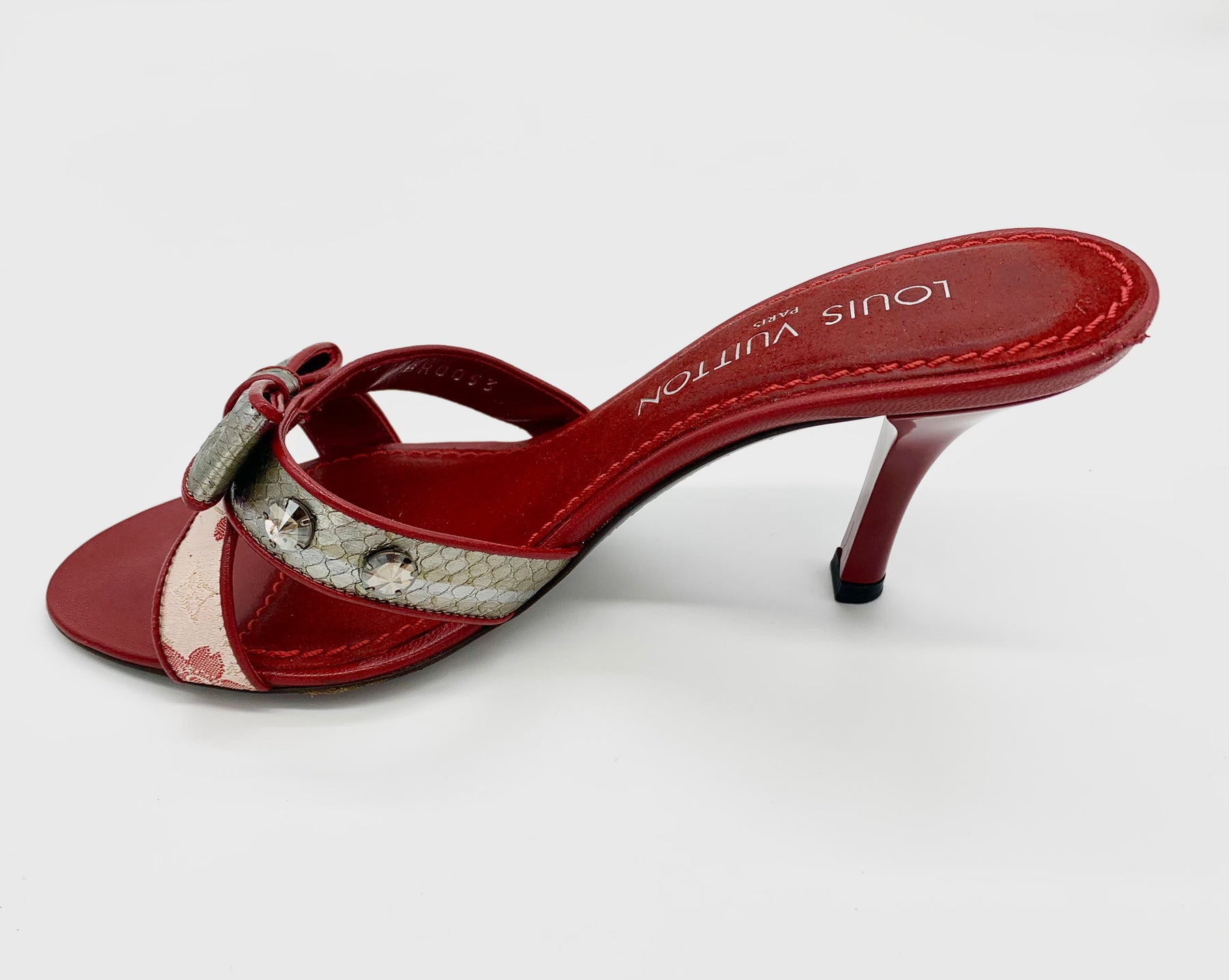 Louis Vuitton Pre-Owned X Takashi Murakami Cherry Monogram Mules