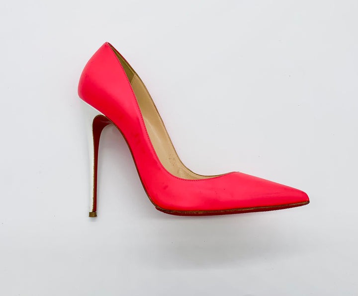 CHRISTIAN LOUBOUTIN PINK SO KATE STILETTO PUMPS