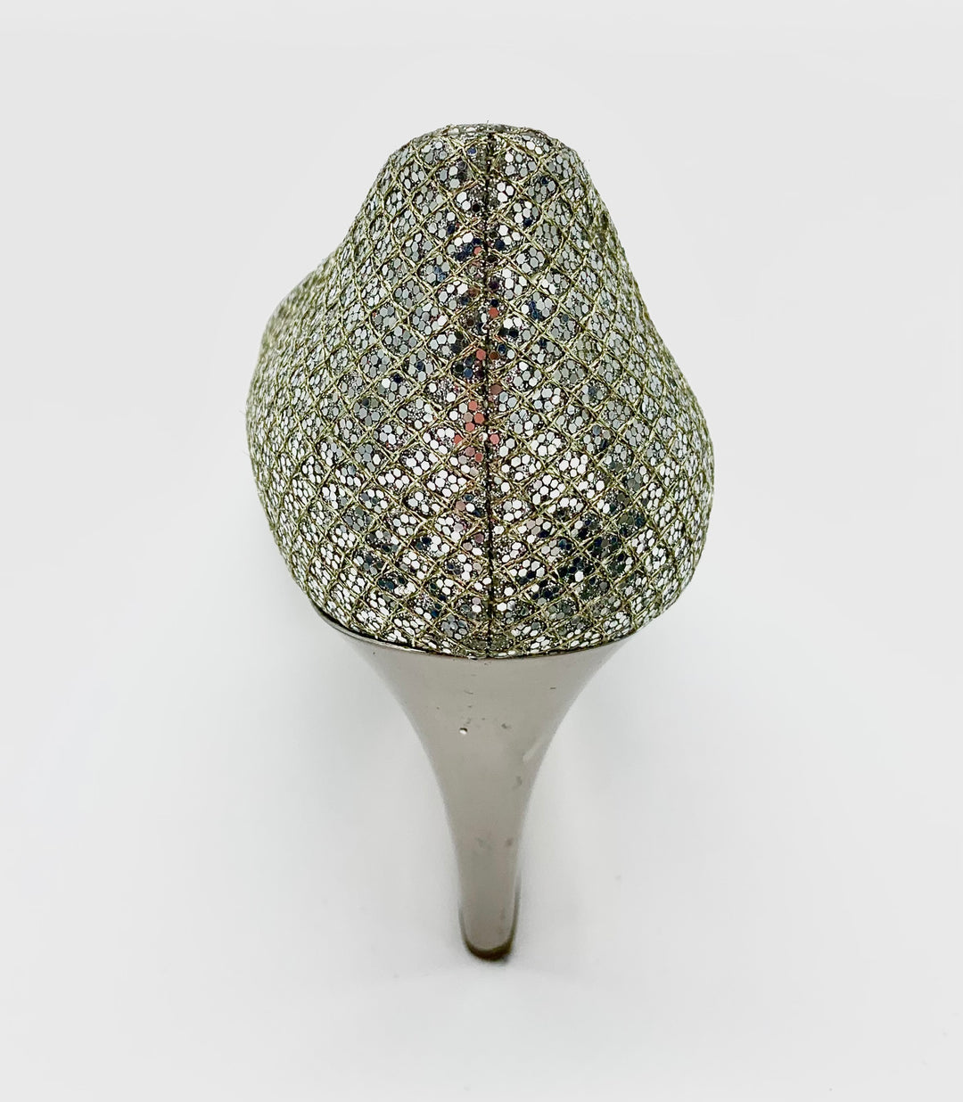 JIMMY CHOO BELLO GLITTER WEDGES