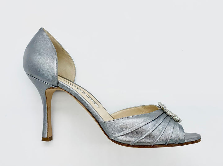 MANOLO BLAHNIK SATIN SEDARABY D&