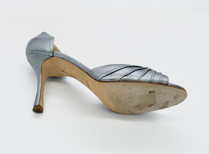 MANOLO BLAHNIK SATIN SEDARABY D&