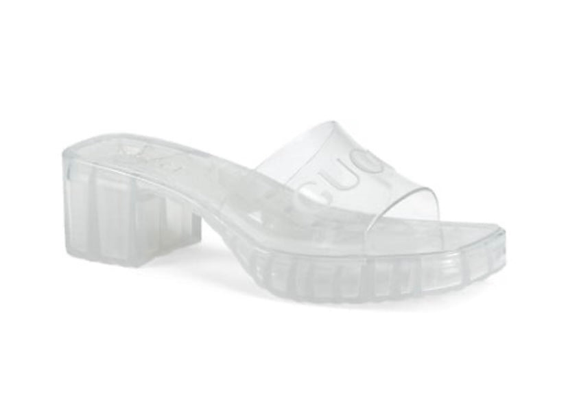 Gucci Rubber Slides - Clear Sandals, Shoes - GUC1281151