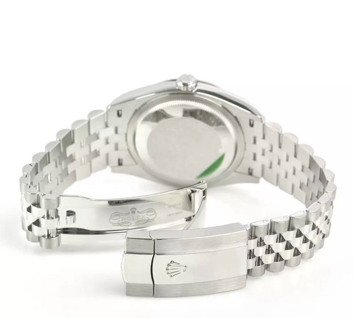 Rolex Datejust 36 Factory Salmon Jubilee Diamond Dial White Gold Fluted Bezel