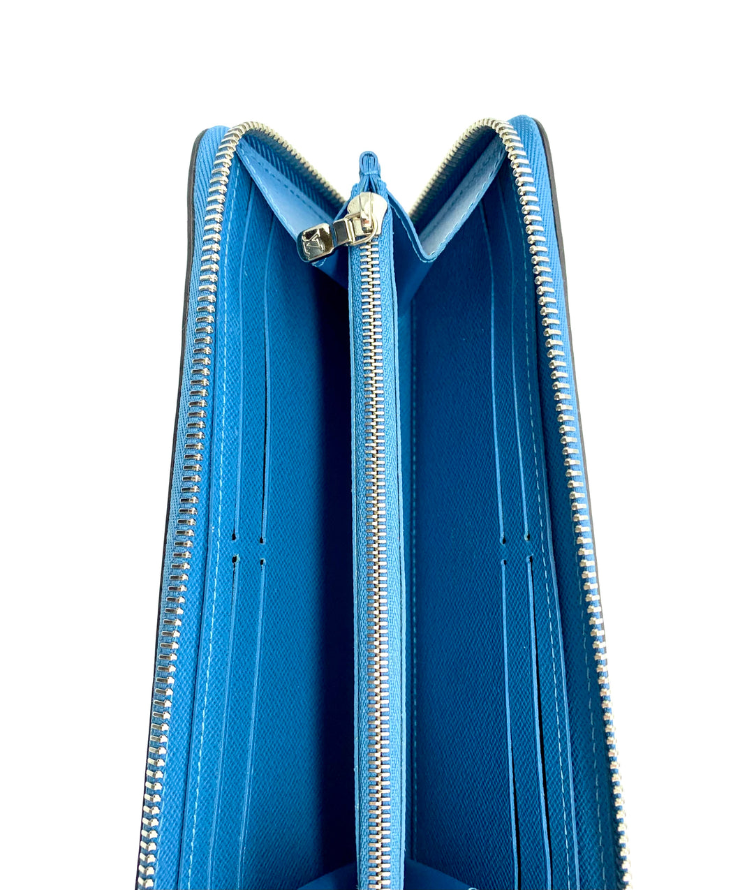 LOUIS VUITTON BLUE EPI CLEMENCE WALLET