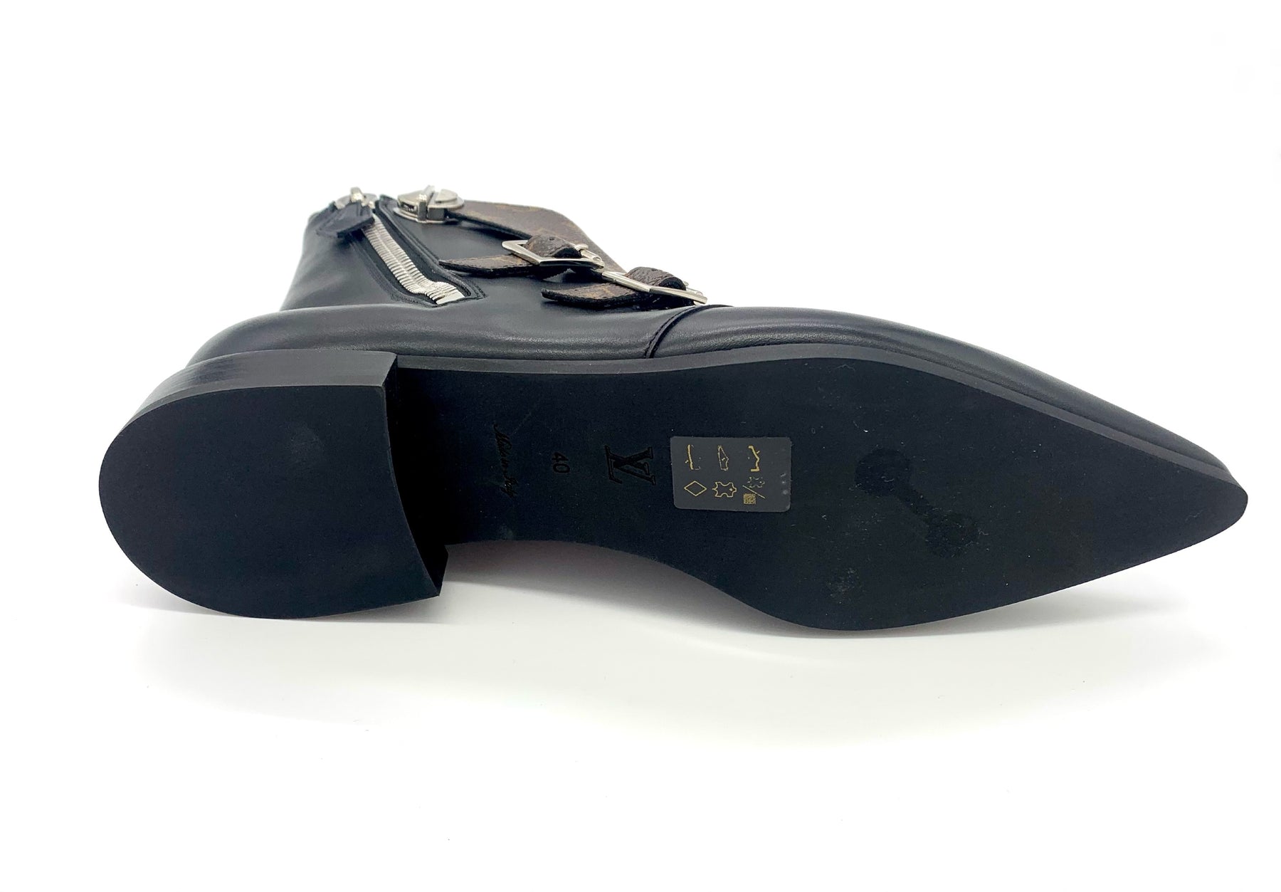 Louis Vuitton Jumble Flat Ankle Moto Biker Boots Size 39 (9) EU MSRP: $1,750