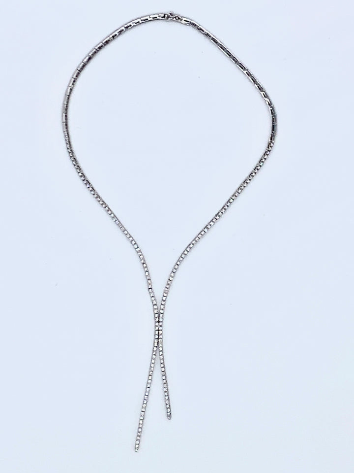 Y Lariat 18K Gold &amp; Diamonds Necklace
