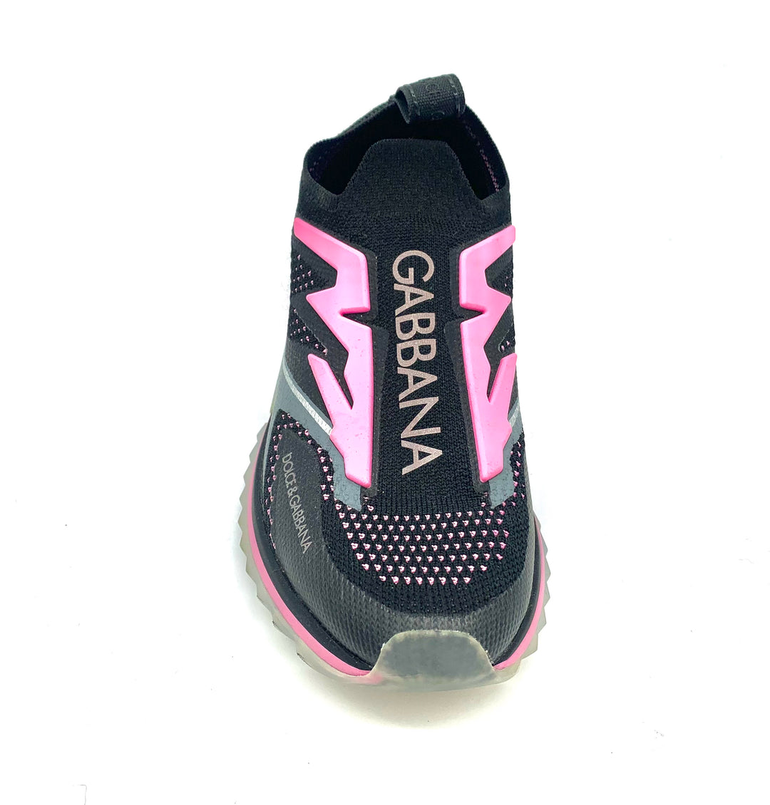 DOLCE &amp; GABBANA NEW SORRENTO PINK SNEAKERS