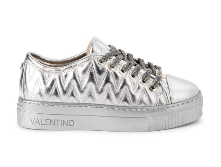VALENTINO BY MARIO VALENTINO LEATHER PLATFORM SNEAKERS