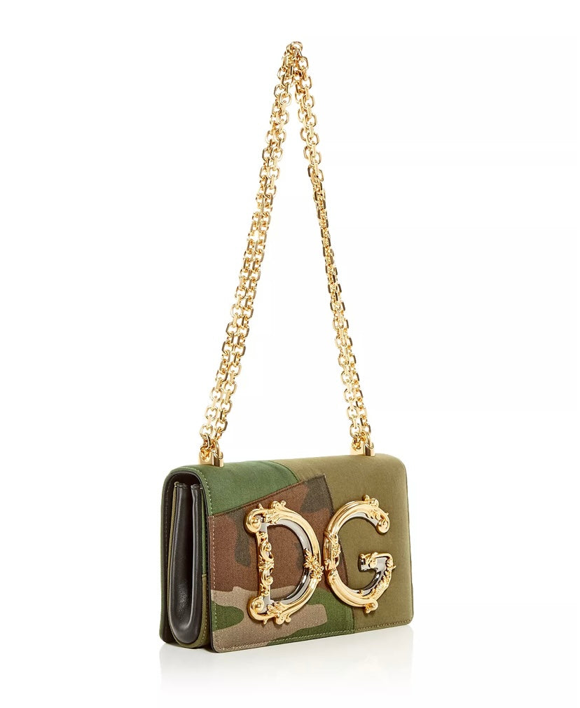 DOLCE &amp; GABBANA CAMO PRINT BAG