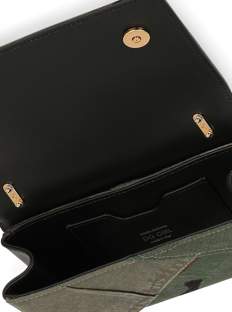 DOLCE &amp; GABBANA CAMO PRINT BAG