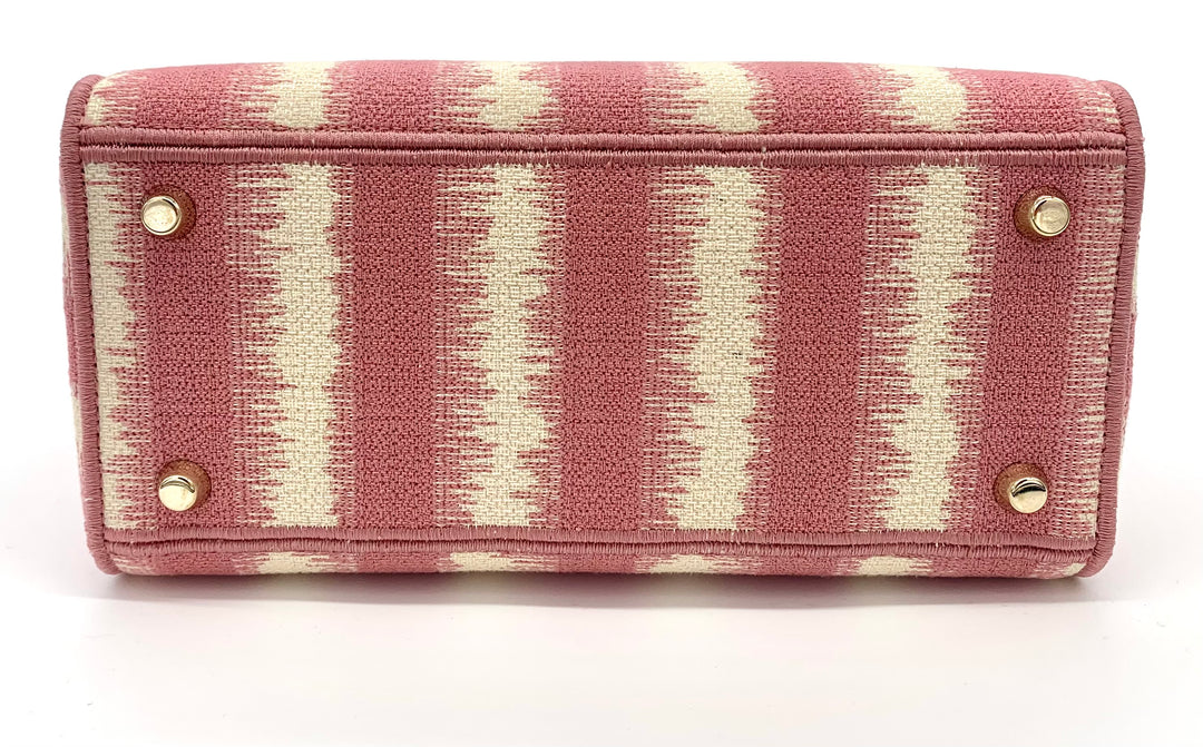 CHRISTIAN DIOR LADY D-LITE PINK MEDIUM BAG