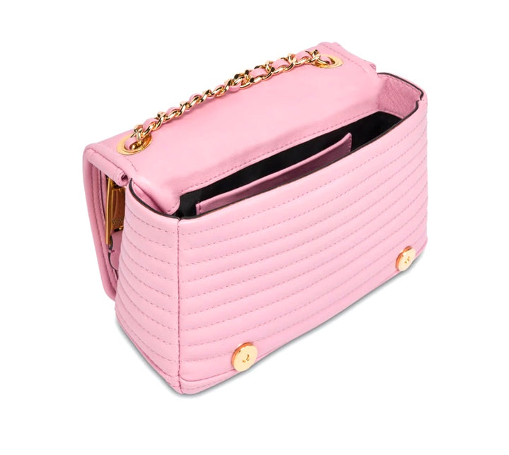MOSCHINO SMALL NAPPA BIKER BAG