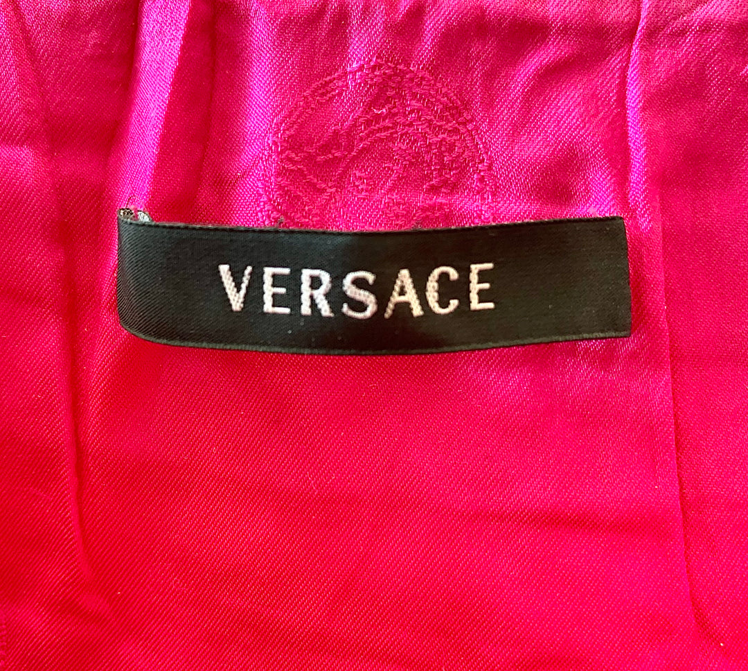 VERSACE PINK TWEED SKIRT