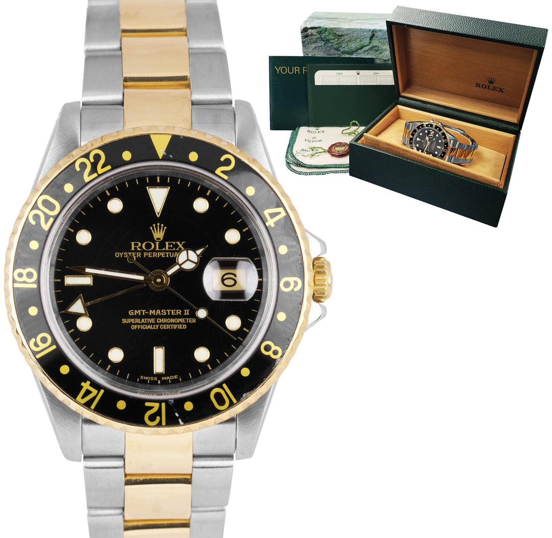ROLEX GMT MASTER II Two Tone Watch