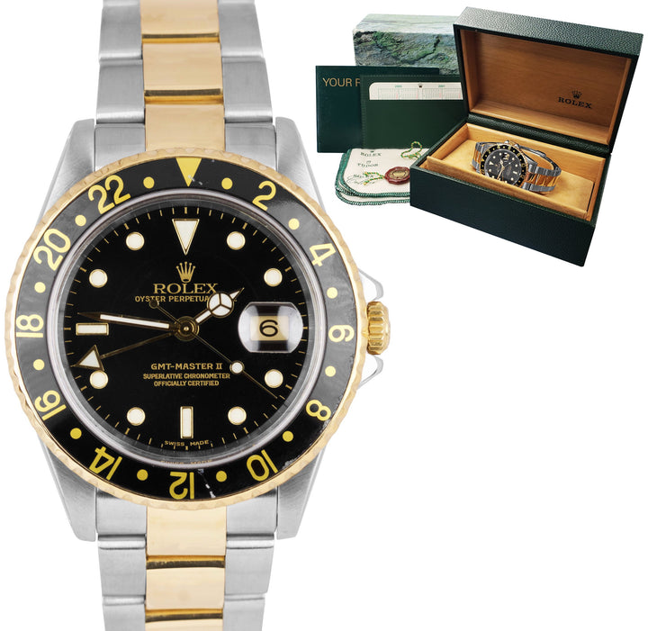 ROLEX GMT MASTER II Two Tone Watch