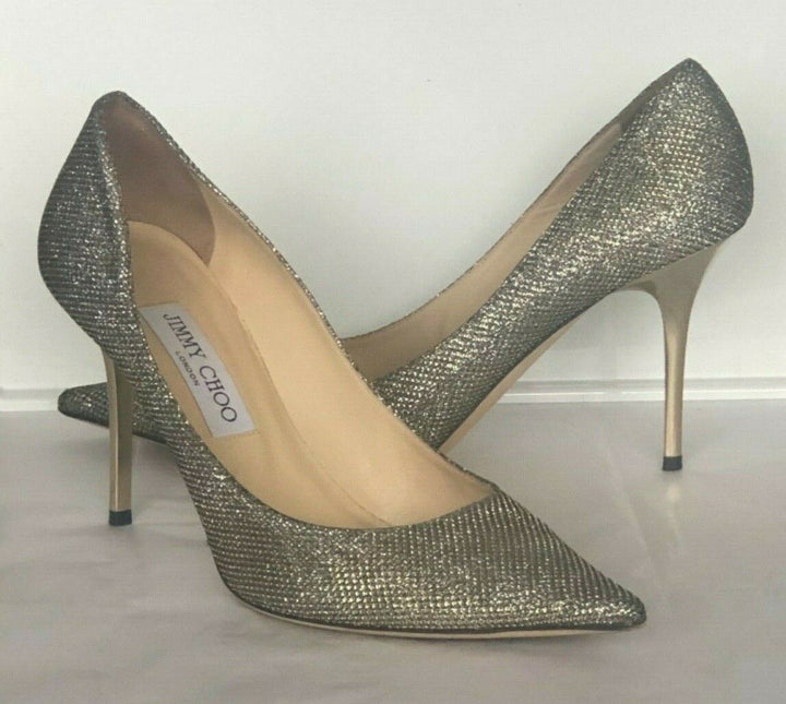 JIMMY CHOO ROMY GLITTER PUMPS