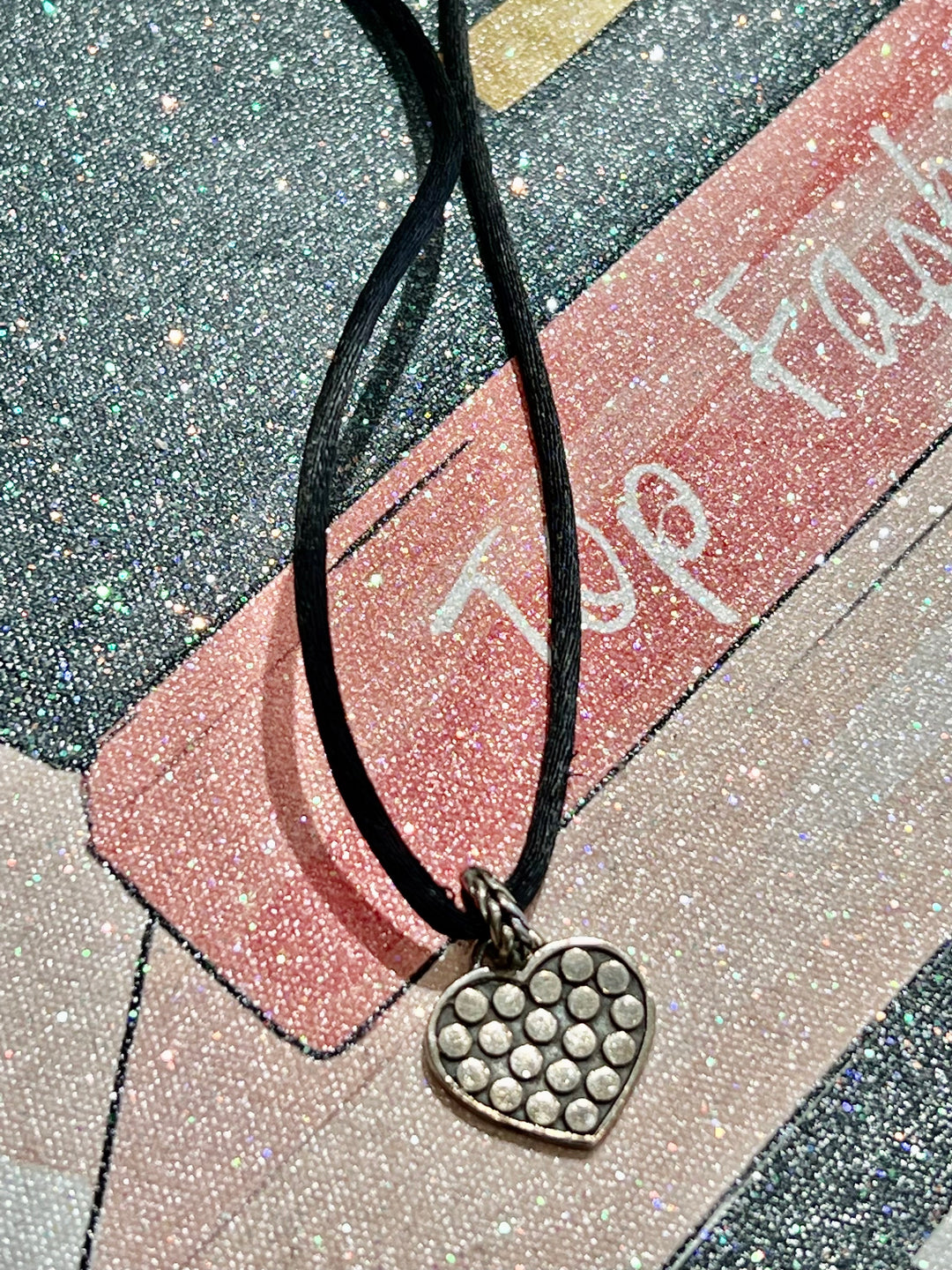 JOHN HARDY SILVER HEART PENDANT ON ROPE