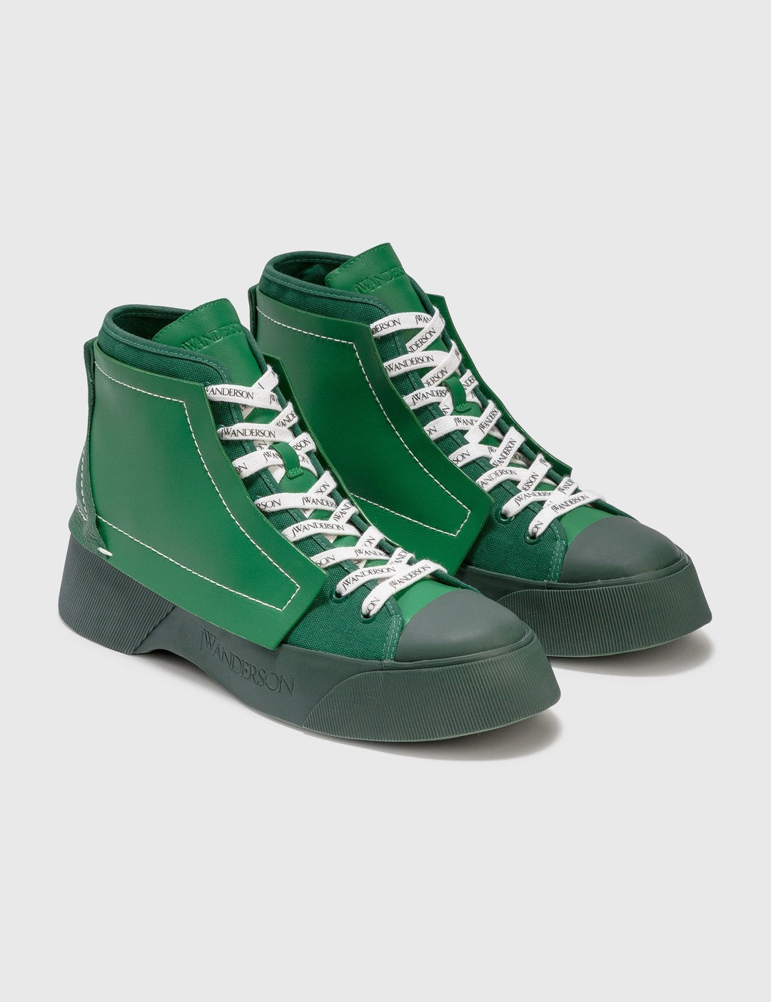 JW ANDERSON Panelled High-Top Sneakers
