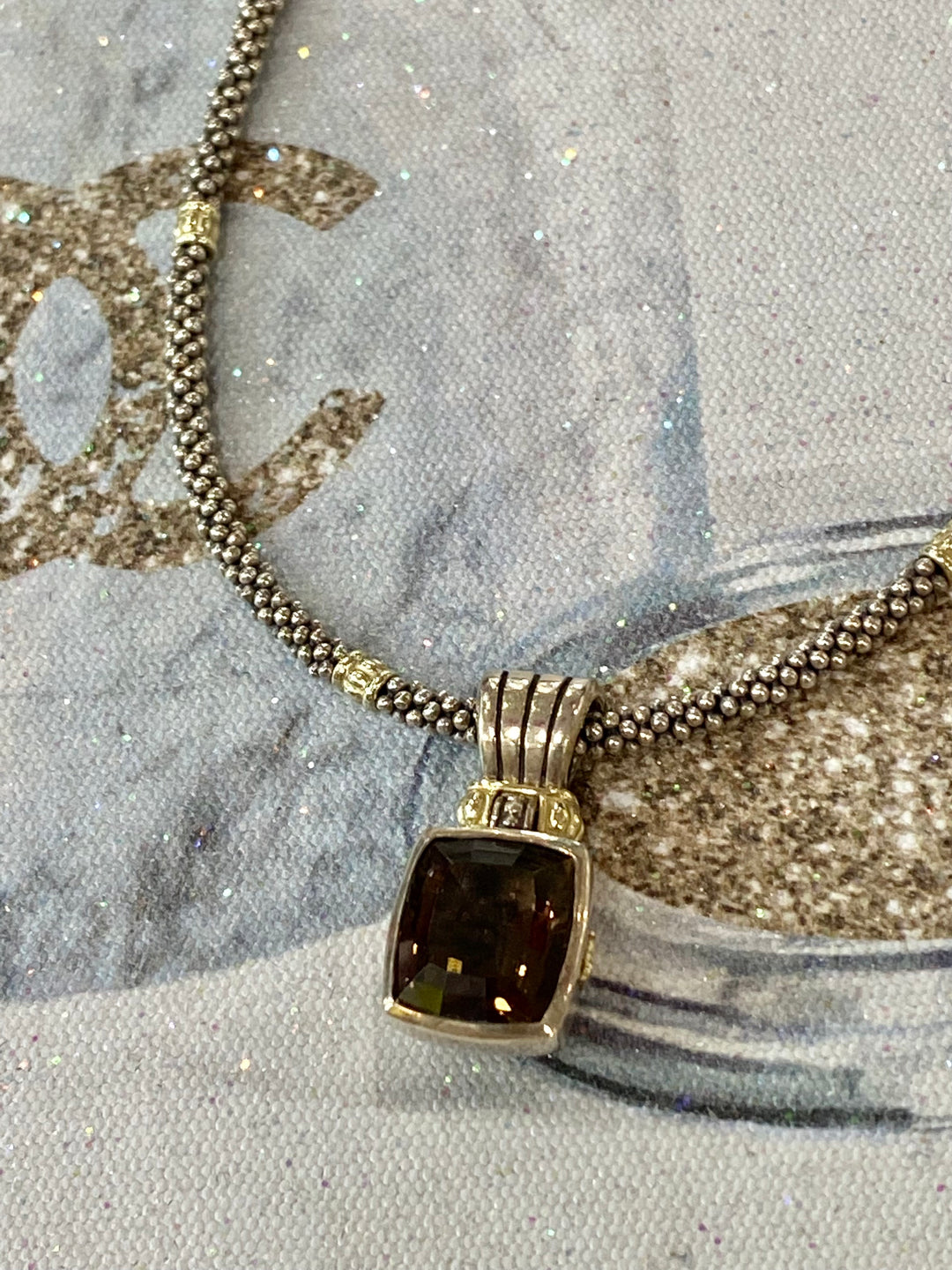LAGOS STERLING SILVER CAVIAR NECKLACE