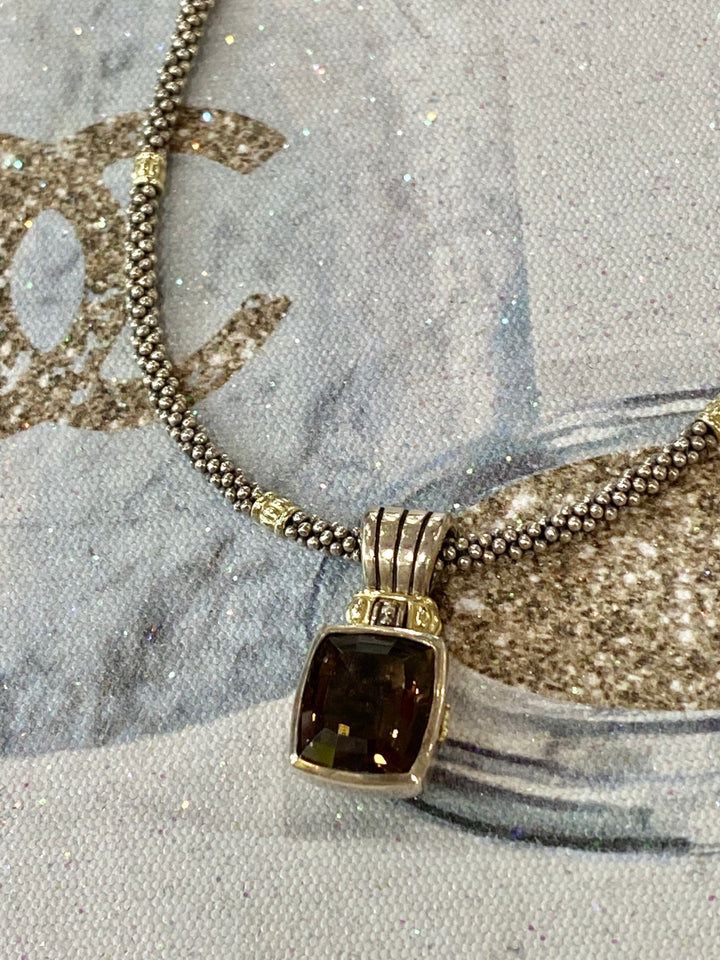 LAGOS STERLING SILVER CAVIAR NECKLACE