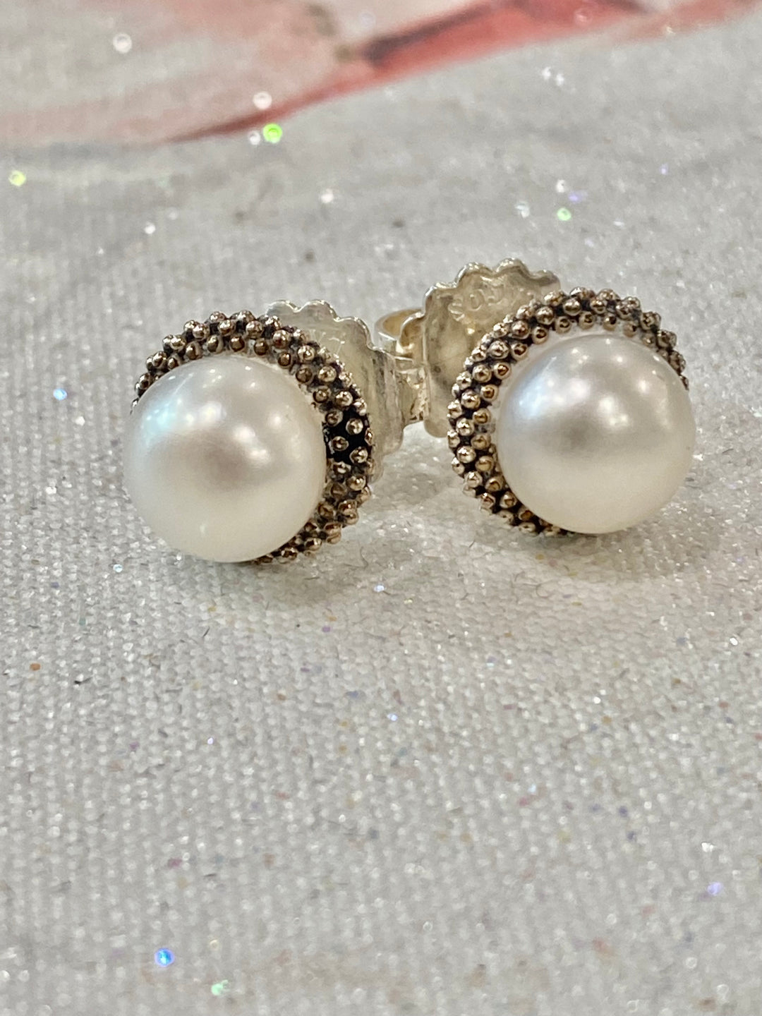 LAGOS CAVIAR STERLING SILVER STUD EARRINGS