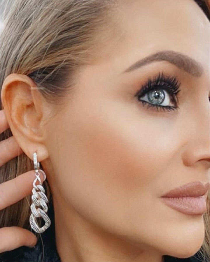 LAGOS CAVIAR DROP DANGLE STERLING SILVER EARRINGS