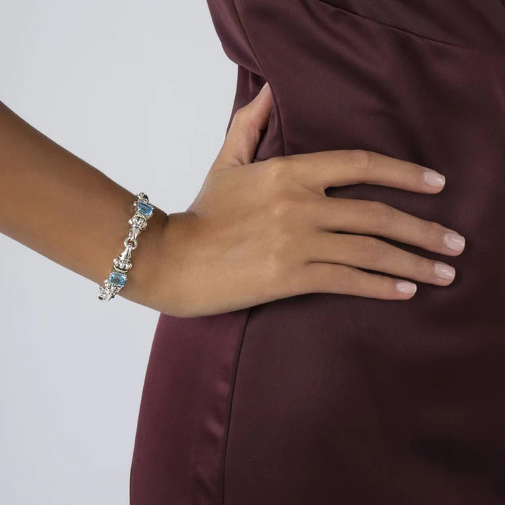 LAGOS CLASSIC SWISS BLUE TOPAZ BRACELET