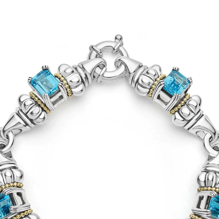LAGOS CLASSIC SWISS BLUE TOPAZ BRACELET