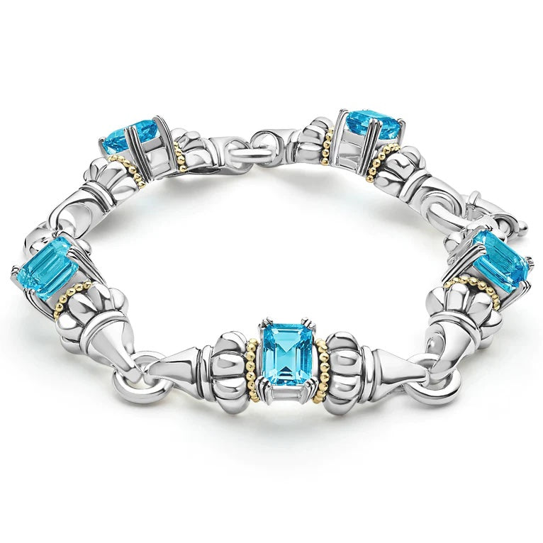 LAGOS CLASSIC SWISS BLUE TOPAZ BRACELET