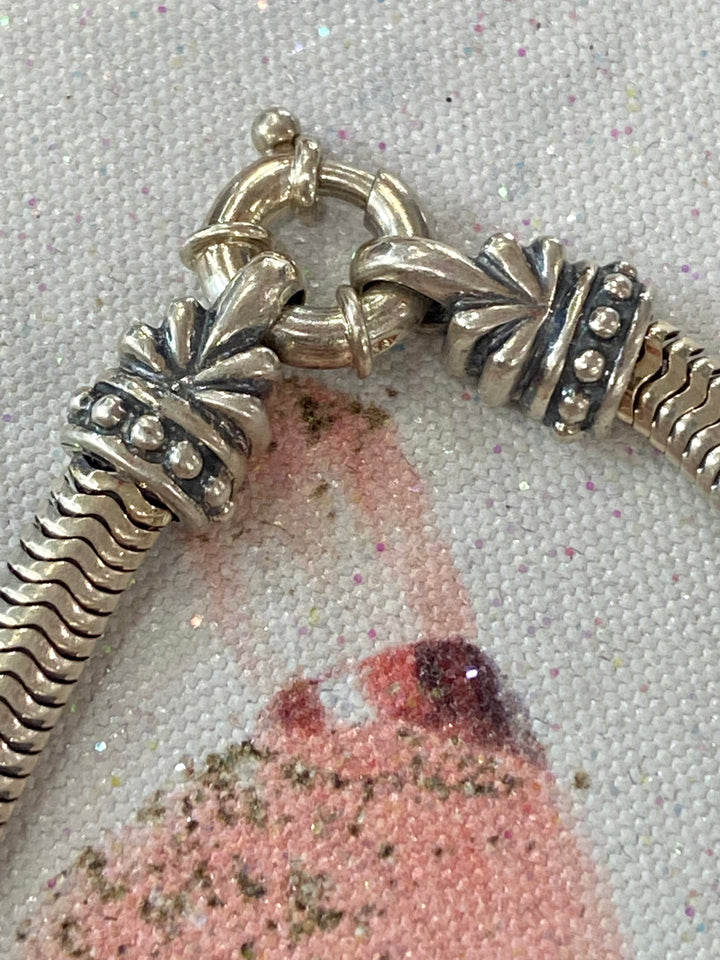 LAGOS VINTAGE SILVER NECKLACE