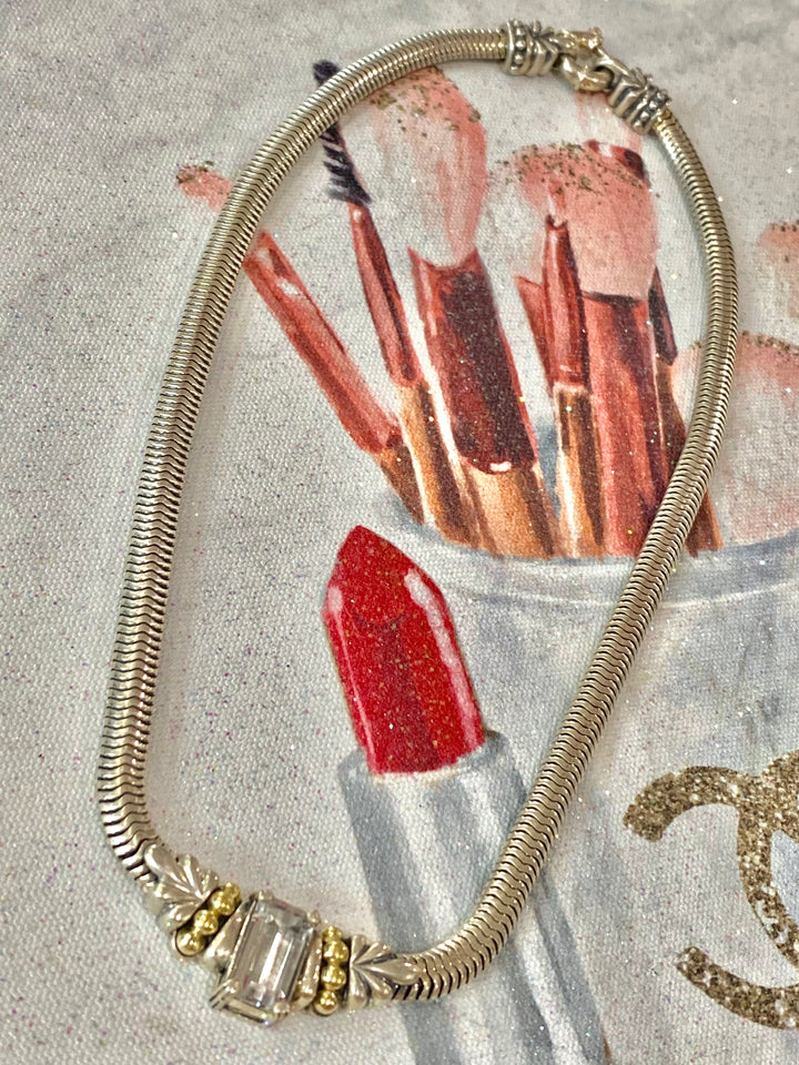 LAGOS VINTAGE SILVER NECKLACE