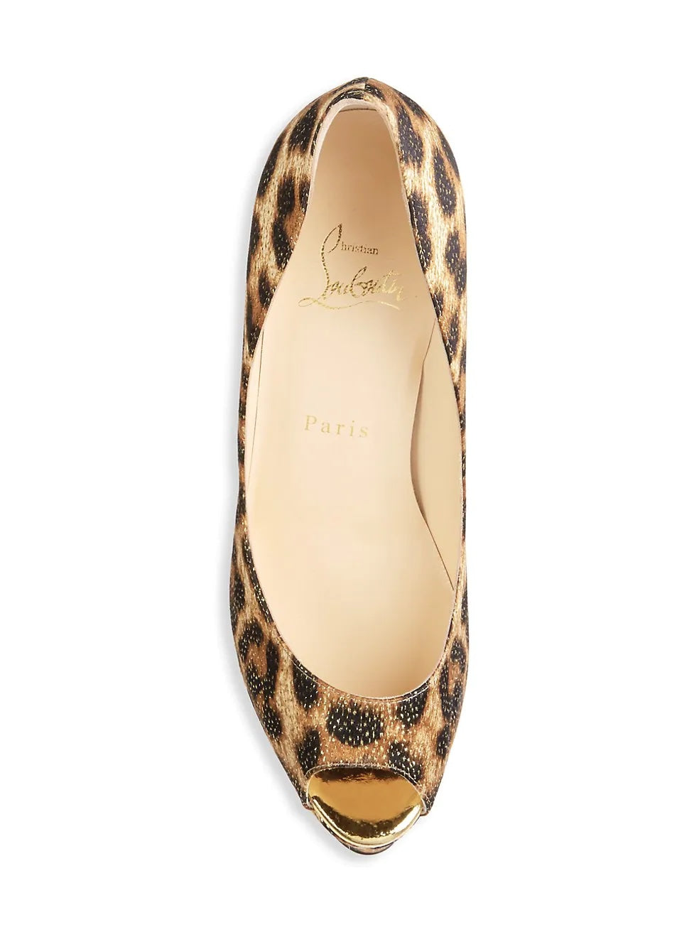 CHRISTIAN LOUBOUTIN FETISH PEEP TOE PLATFORM PUMPS