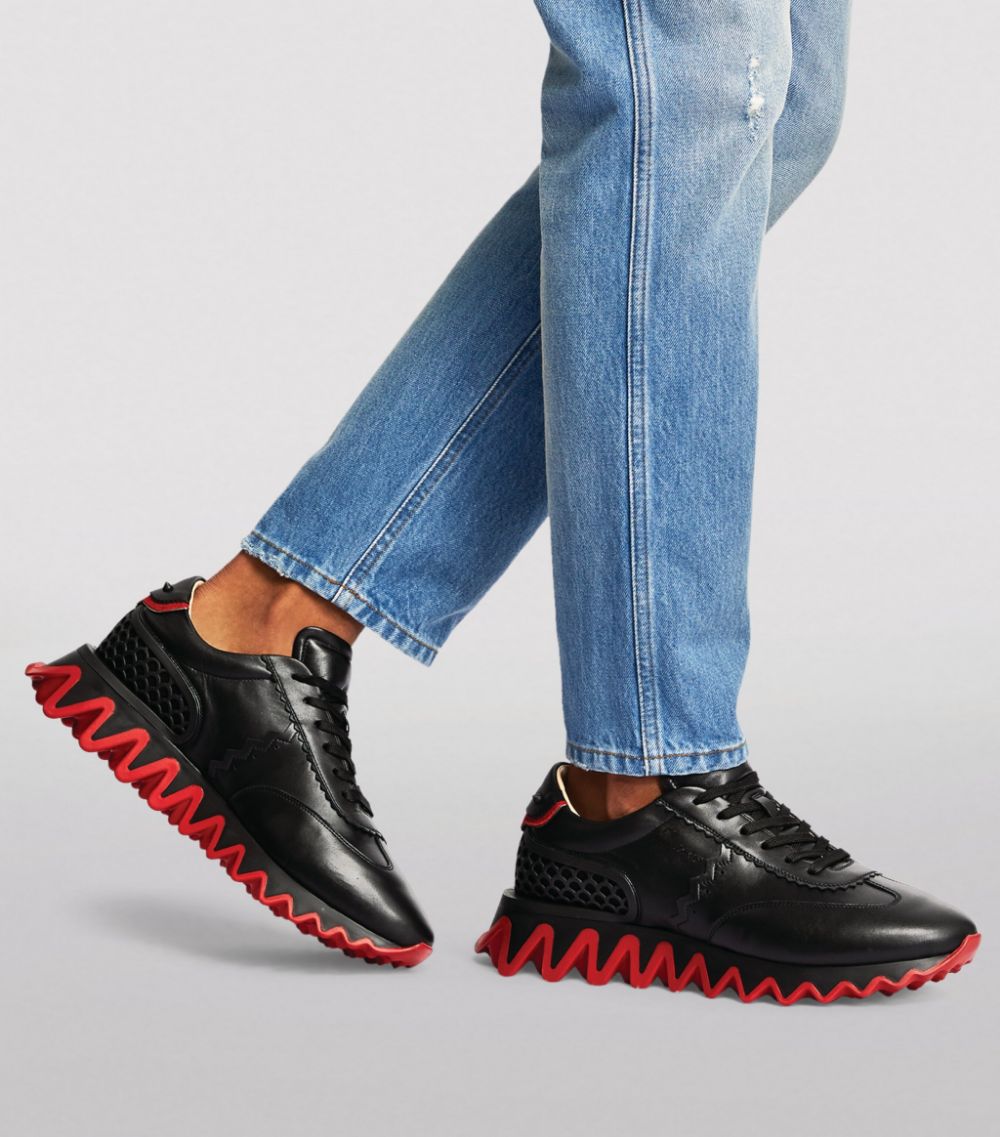 CHRISTIAN LOUBOUTIN LOUBISHARK LEATHER SNEAKERS – Caroline's