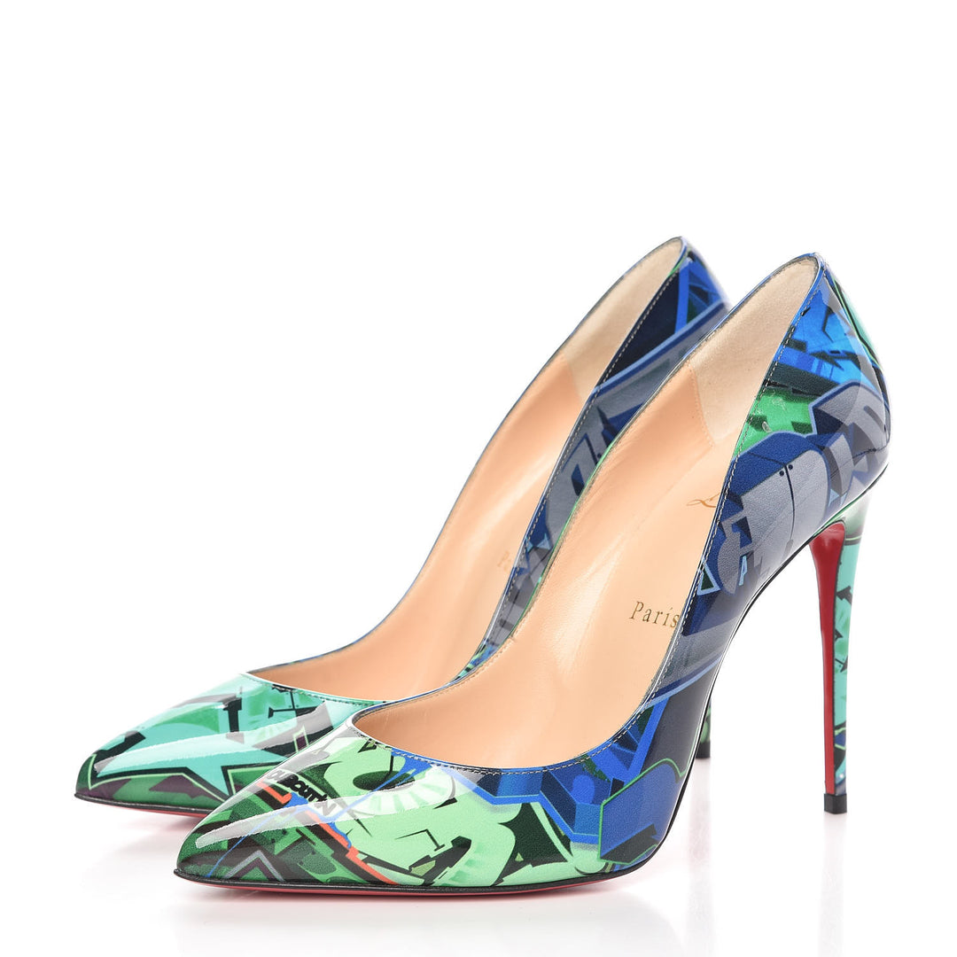 CHRISTIAN LOUBOUTIN PIGALLE FOLLIES 100MM METROGRAF PUMPS