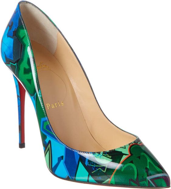 CHRISTIAN LOUBOUTIN PIGALLE FOLLIES 100MM METROGRAF PUMPS